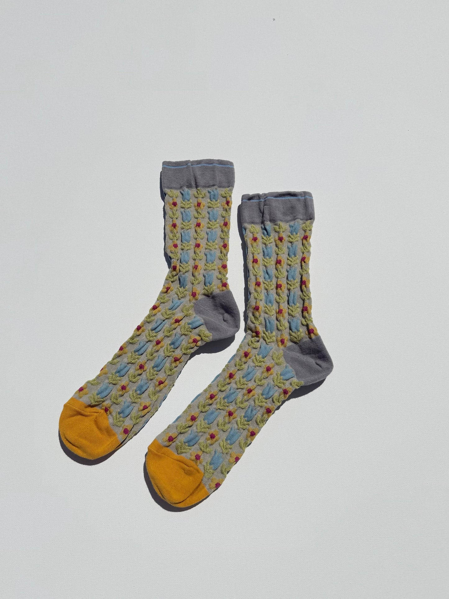 Socks | Tulips Navy