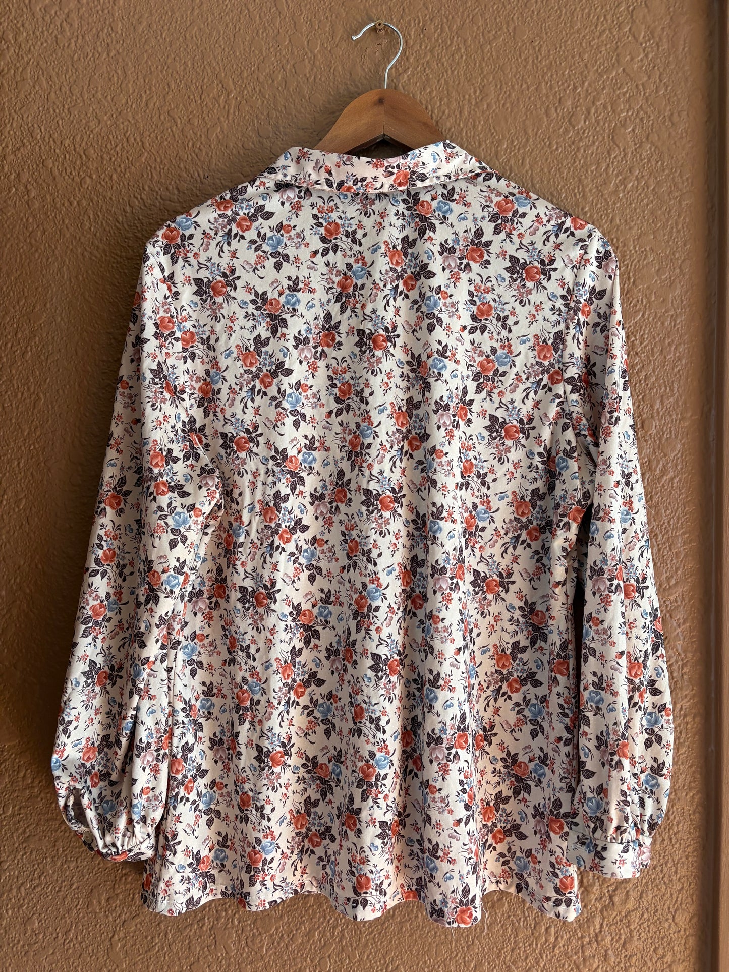 Vintage |  Fall Floral Blouse