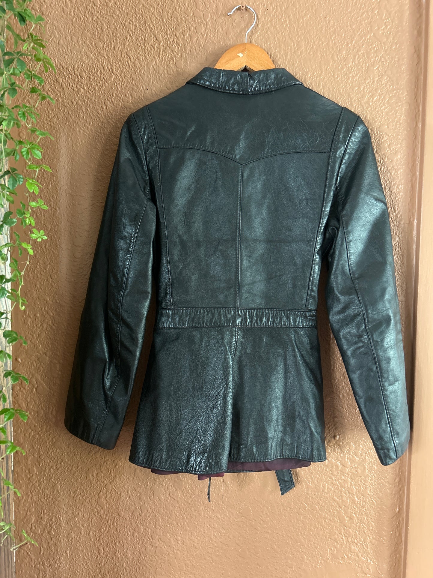 Vintage | Black Leather Jacket
