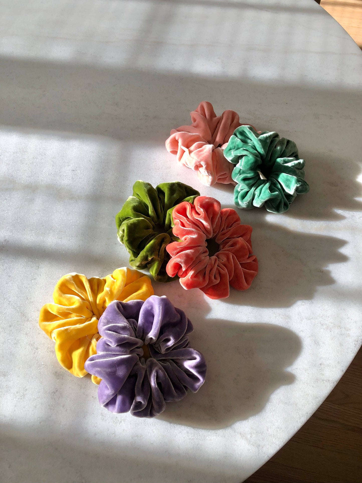 Silk Velvet Scrunchies | Sakura