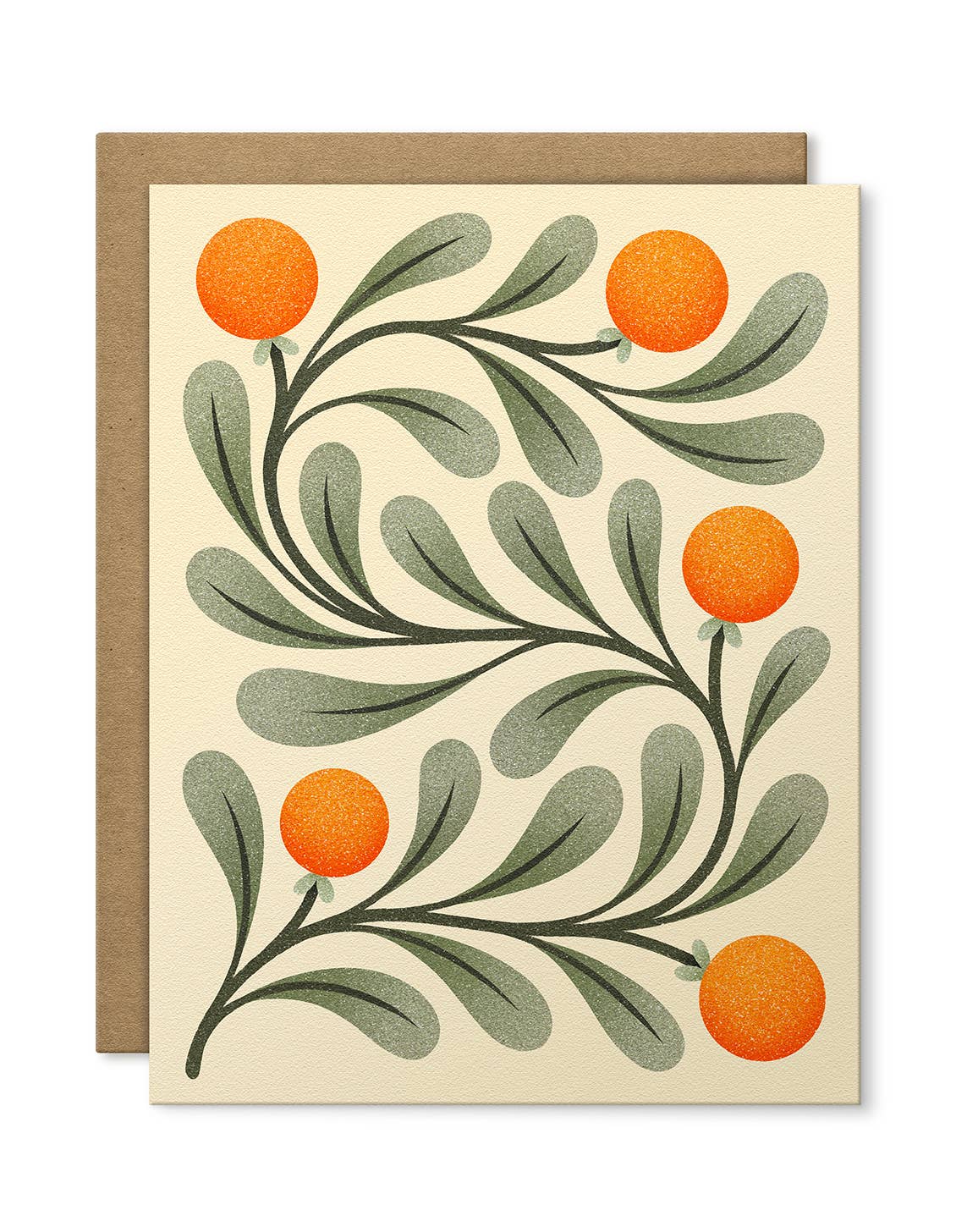 Oranges Floral Greeting Card | Everyday Card | Nature