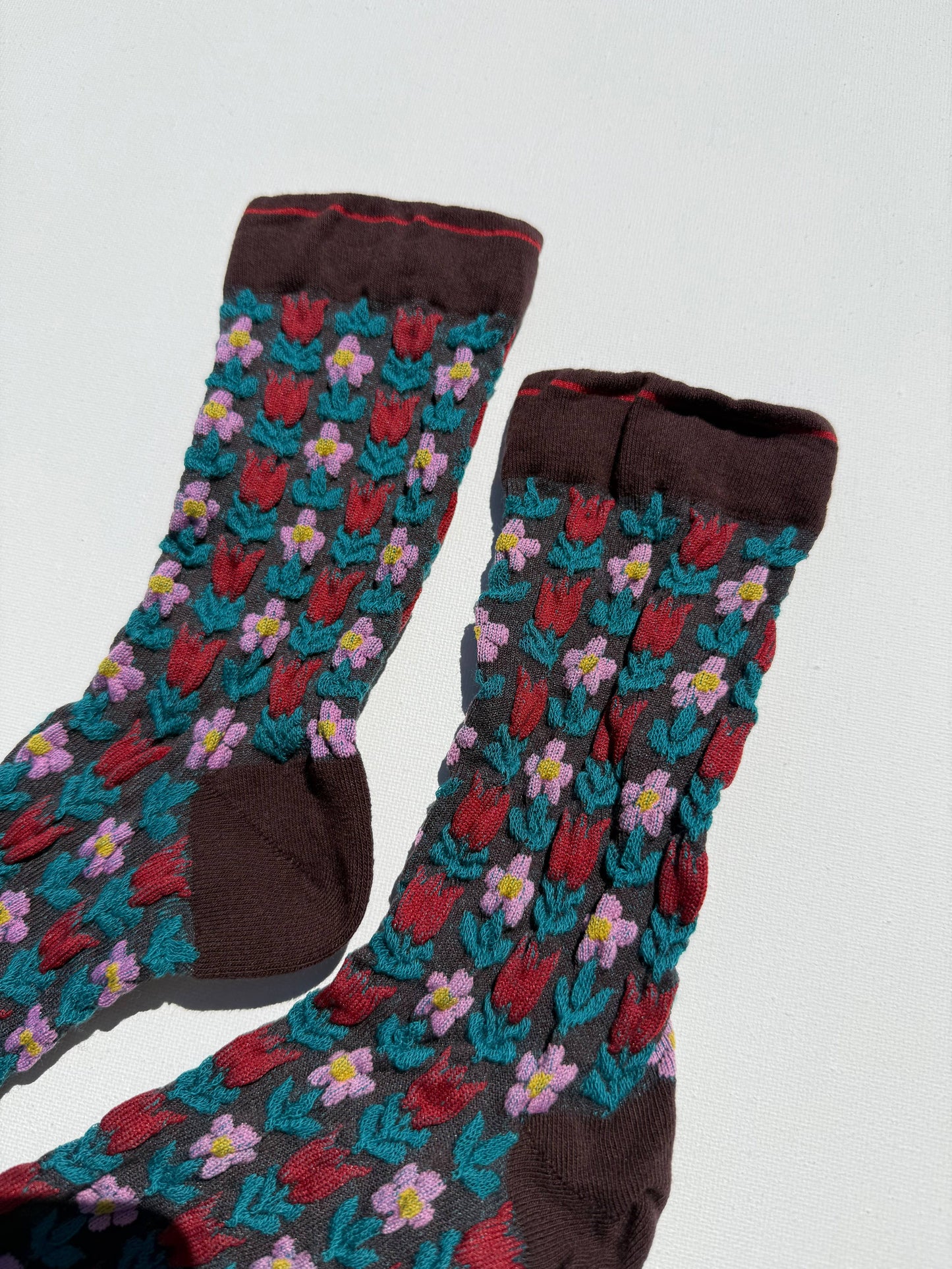 Socks | Tulips Navy