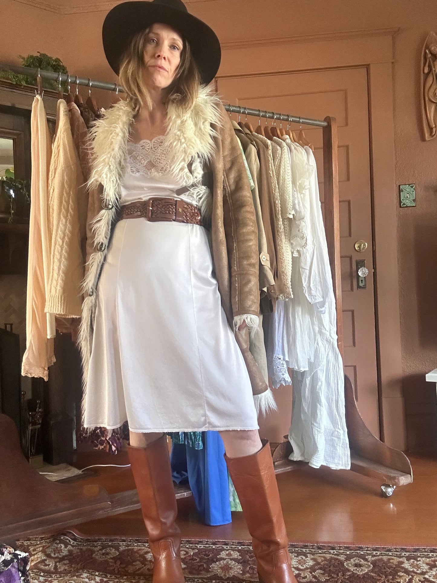 Vintage | White Slip Dress