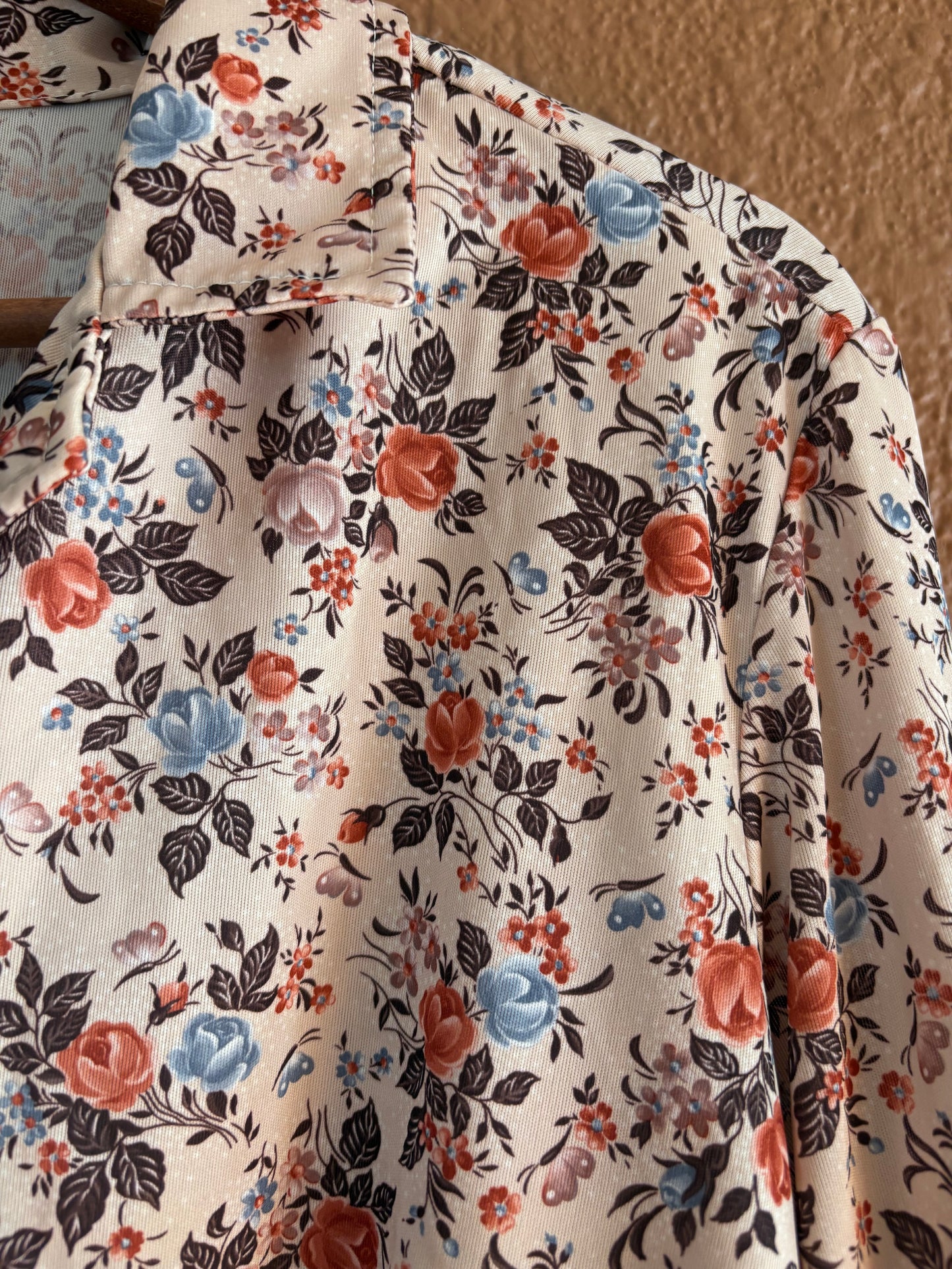 Vintage |  Fall Floral Blouse
