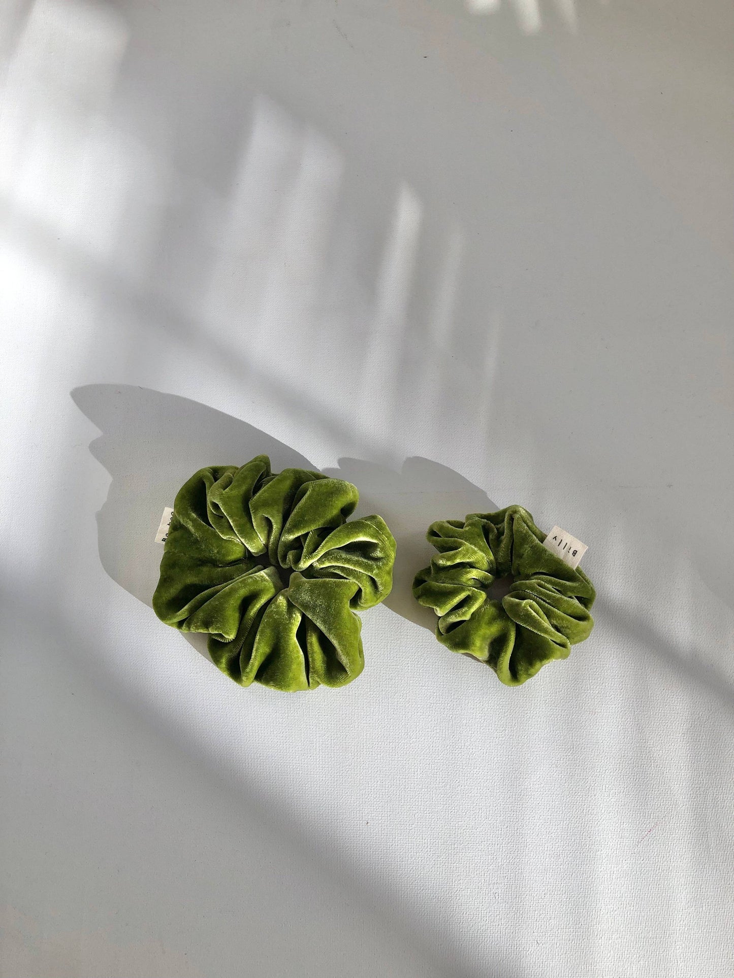 Silk Velvet Scrunchies | Matcha