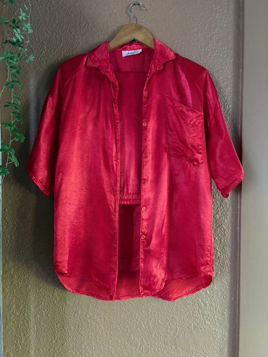 Vintage |  Silky Red Set