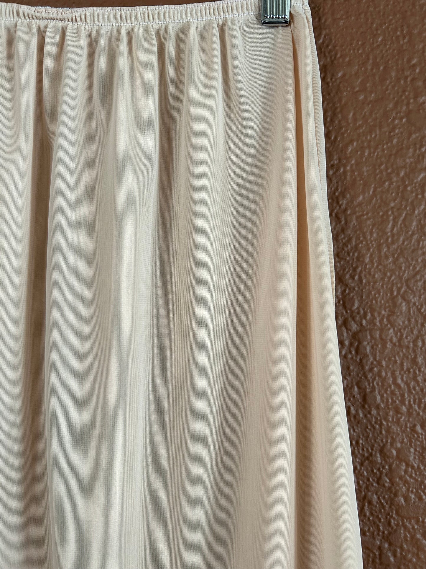 Vintage |  Cream Slip Skirt