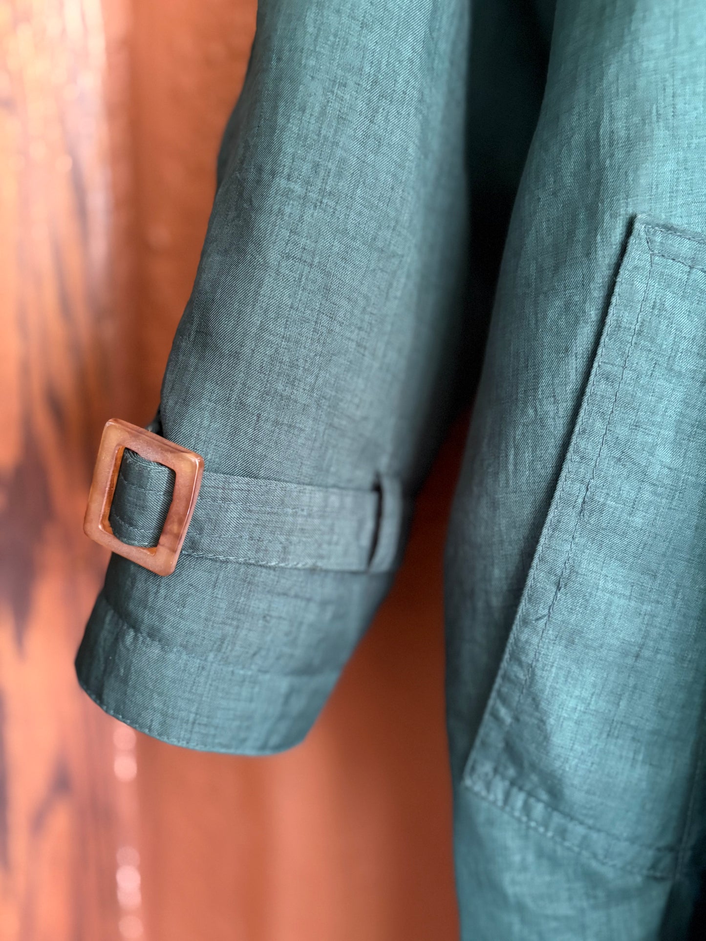 Vintage | Trench Emerald Green