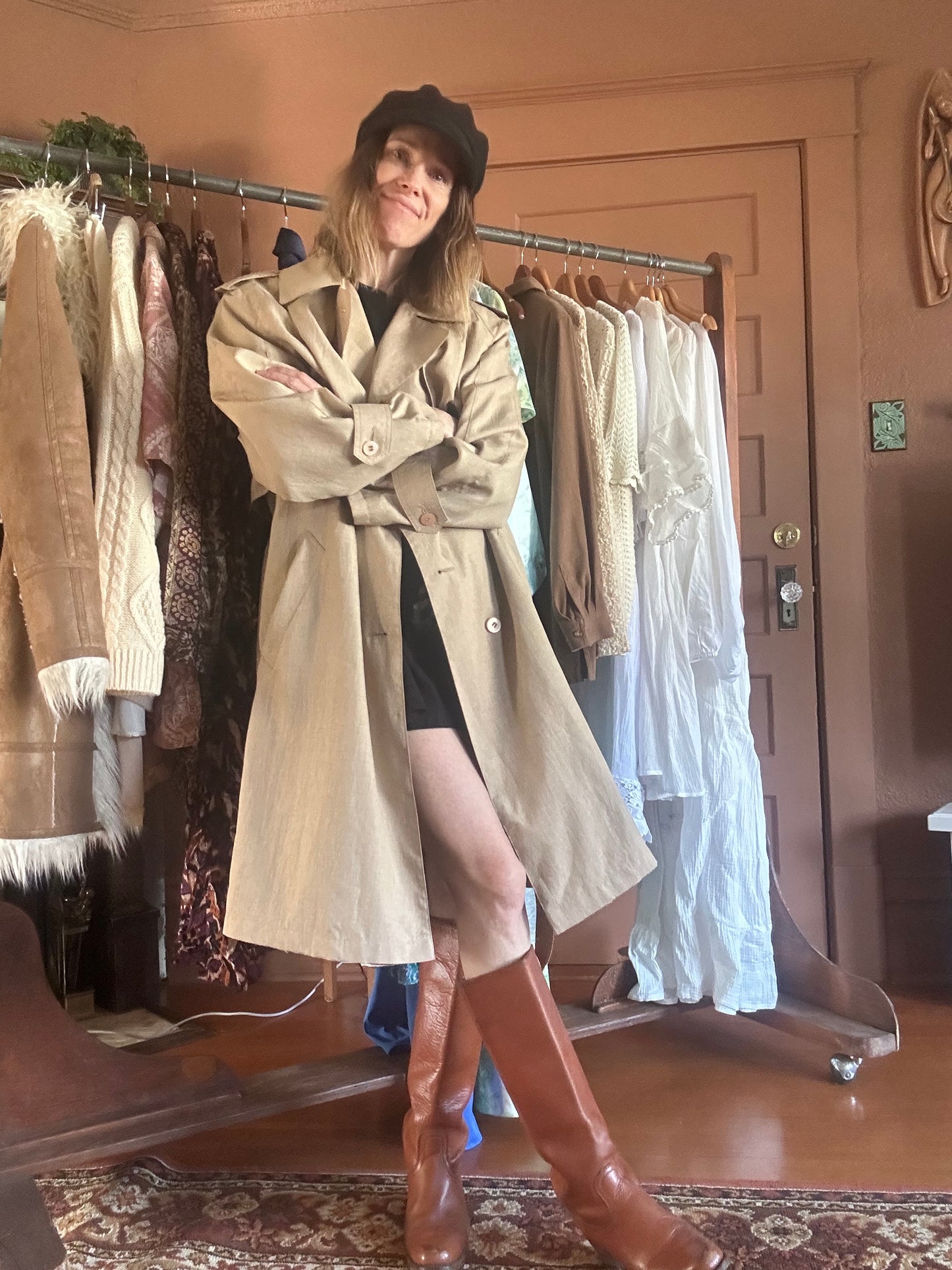 Vintage | Taupe Trench