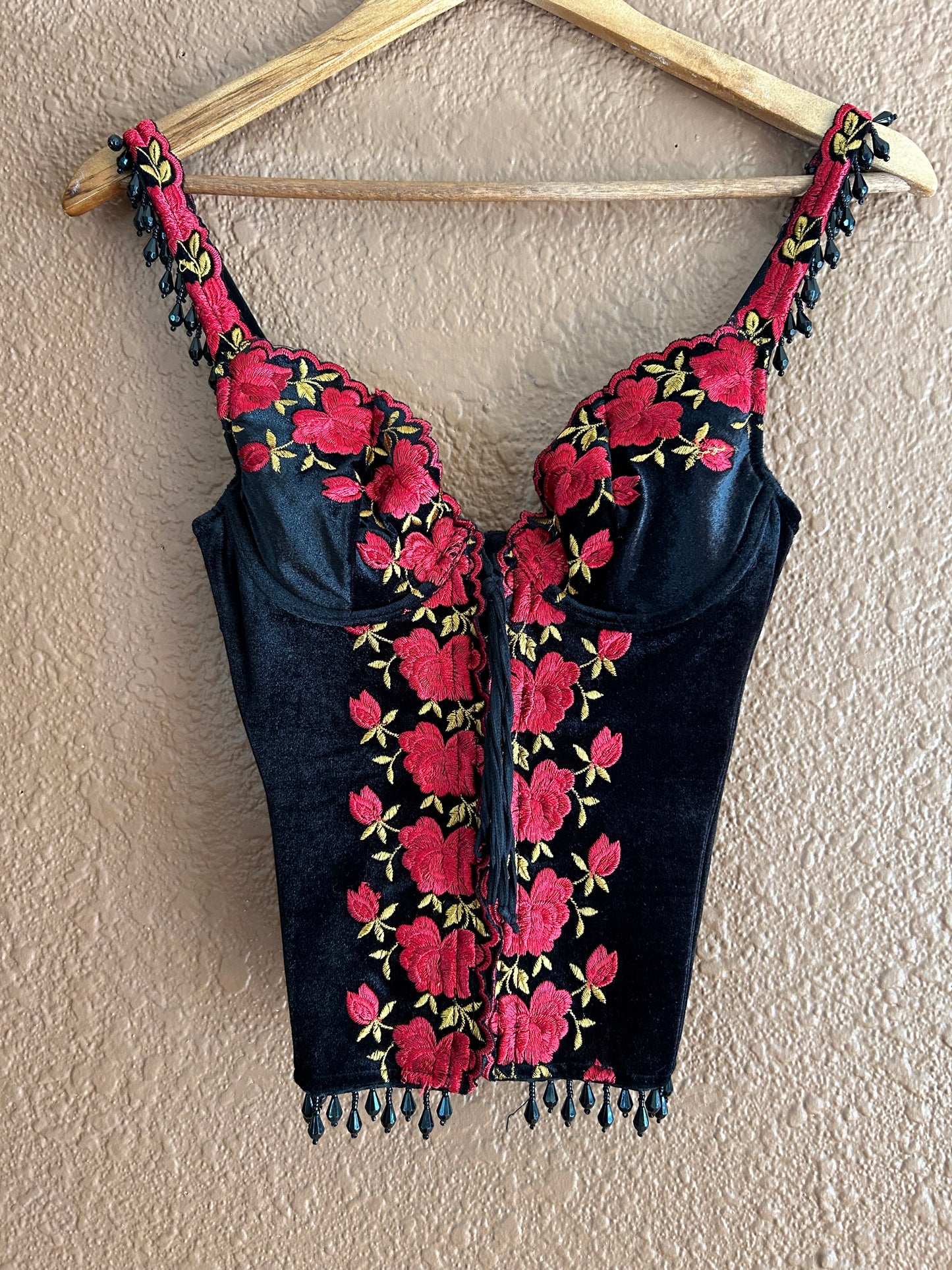 Preloved | Red Rose Bustier
