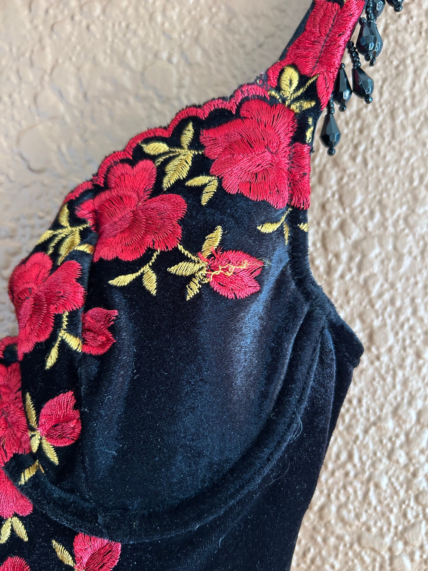Preloved | Red Rose Bustier