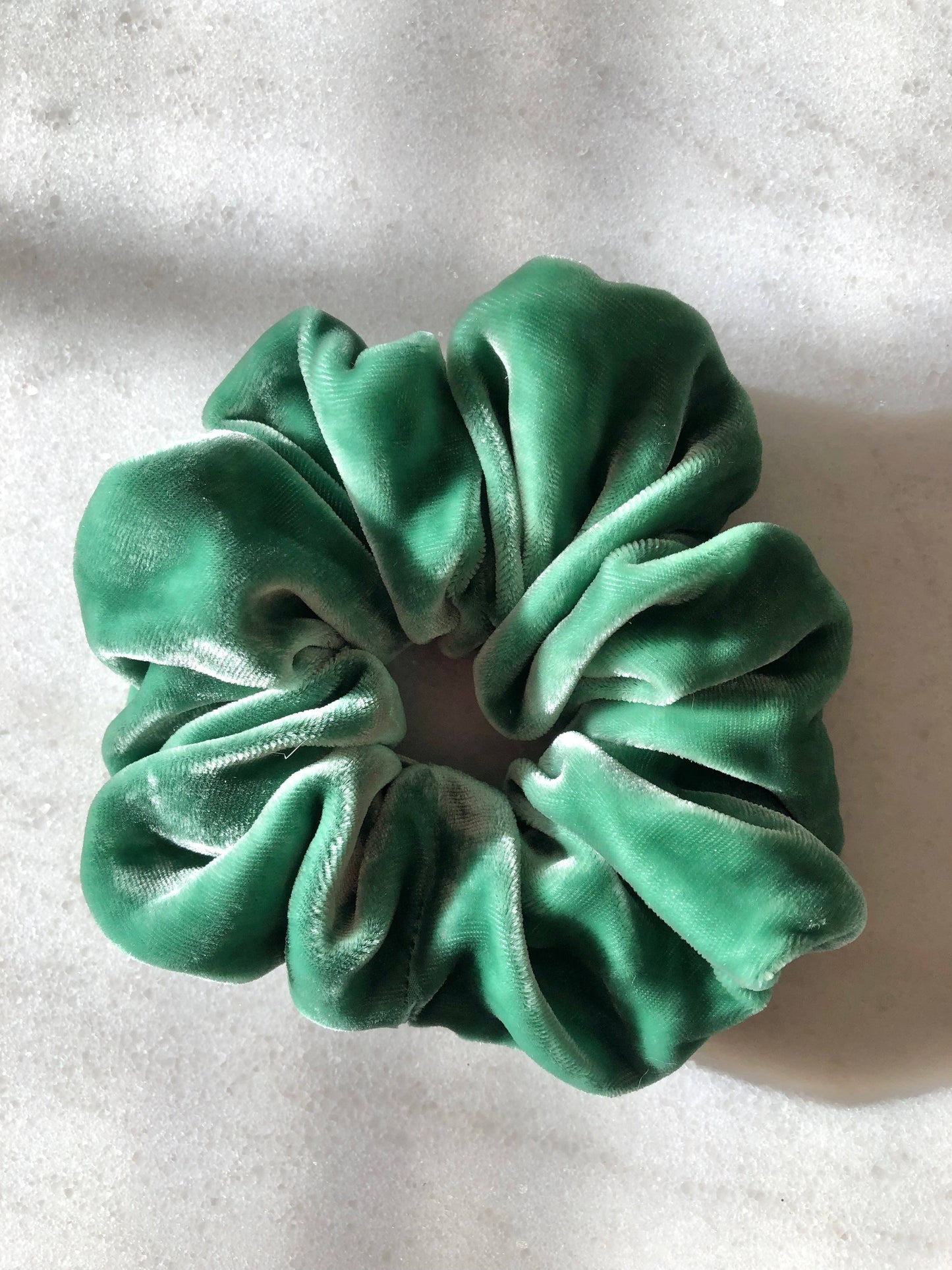 Silk Velvet Scrunchies | Matcha