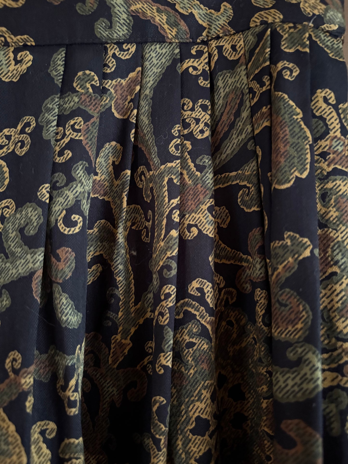 Vintage |  Patterned Skirt