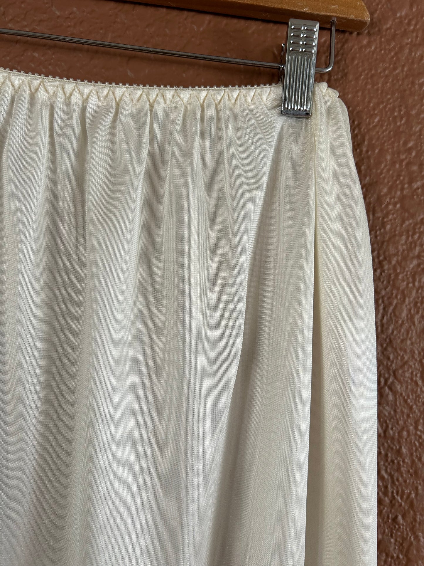 Vintage |  Cream Slip Skirt