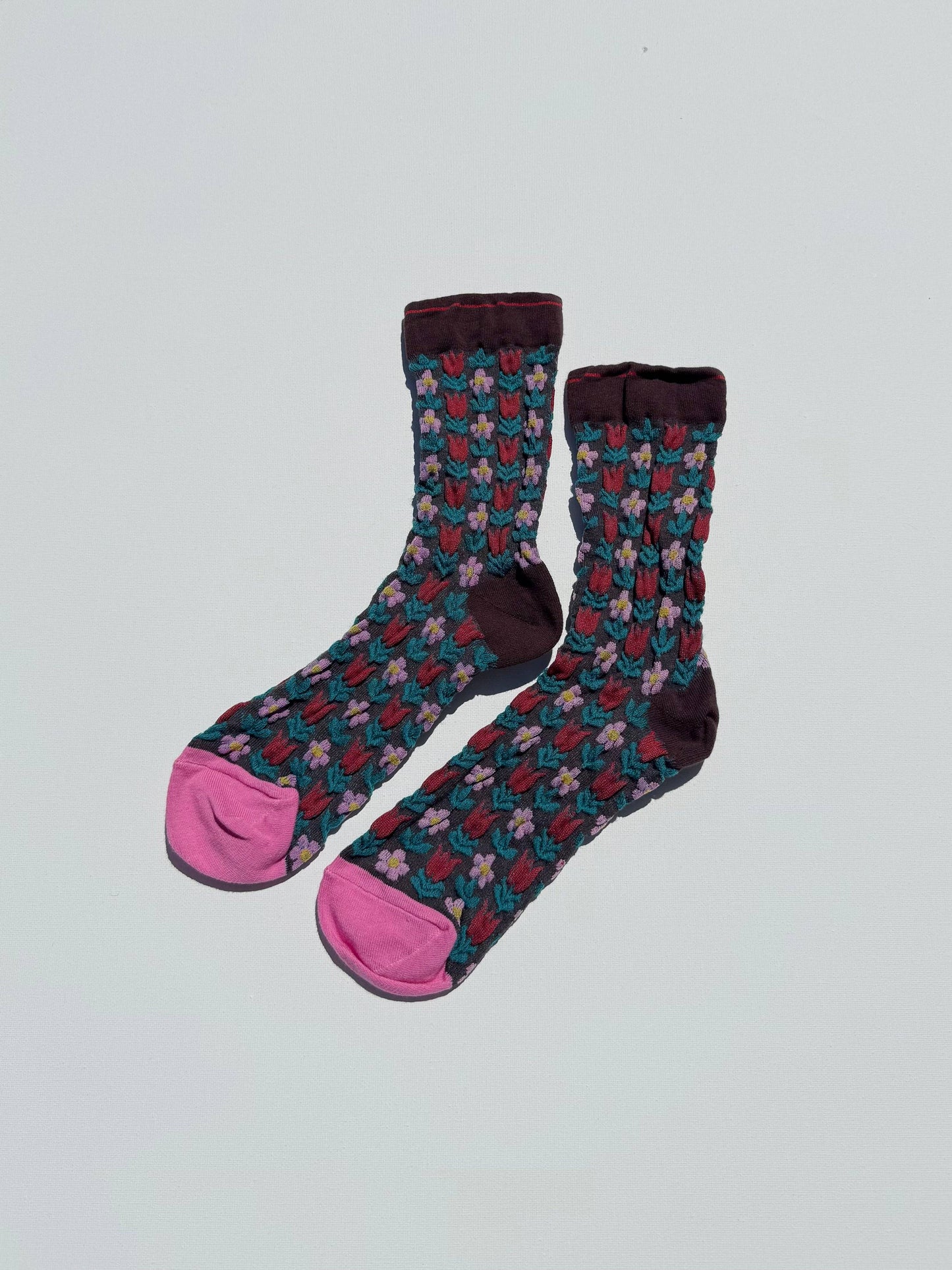 Socks | Tulips Navy