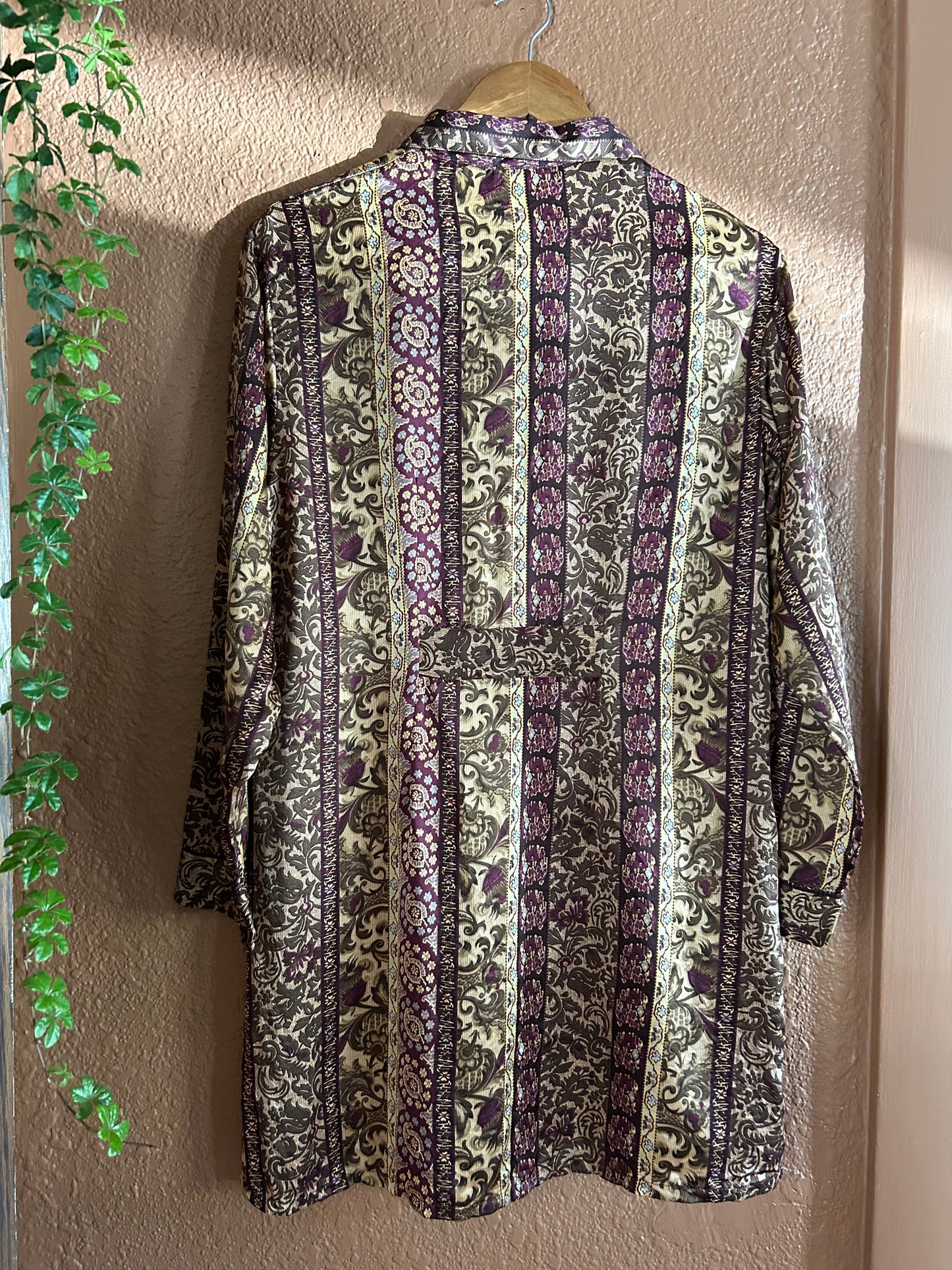 Preloved | Silk Button Up Tunic
