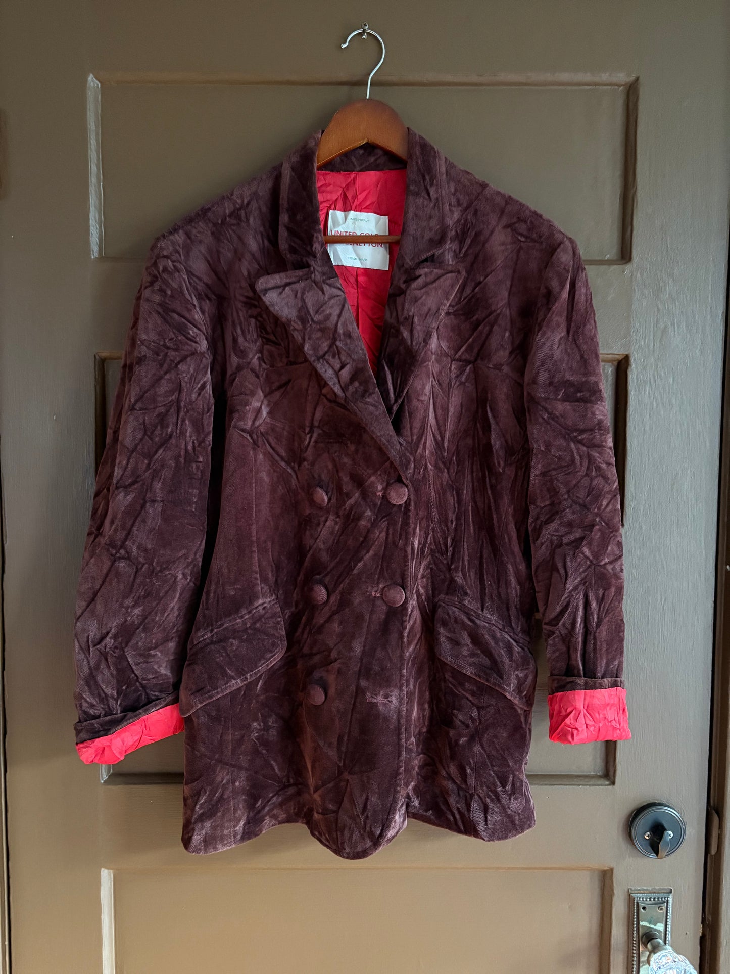 Preloved |  Burgundy Blazer