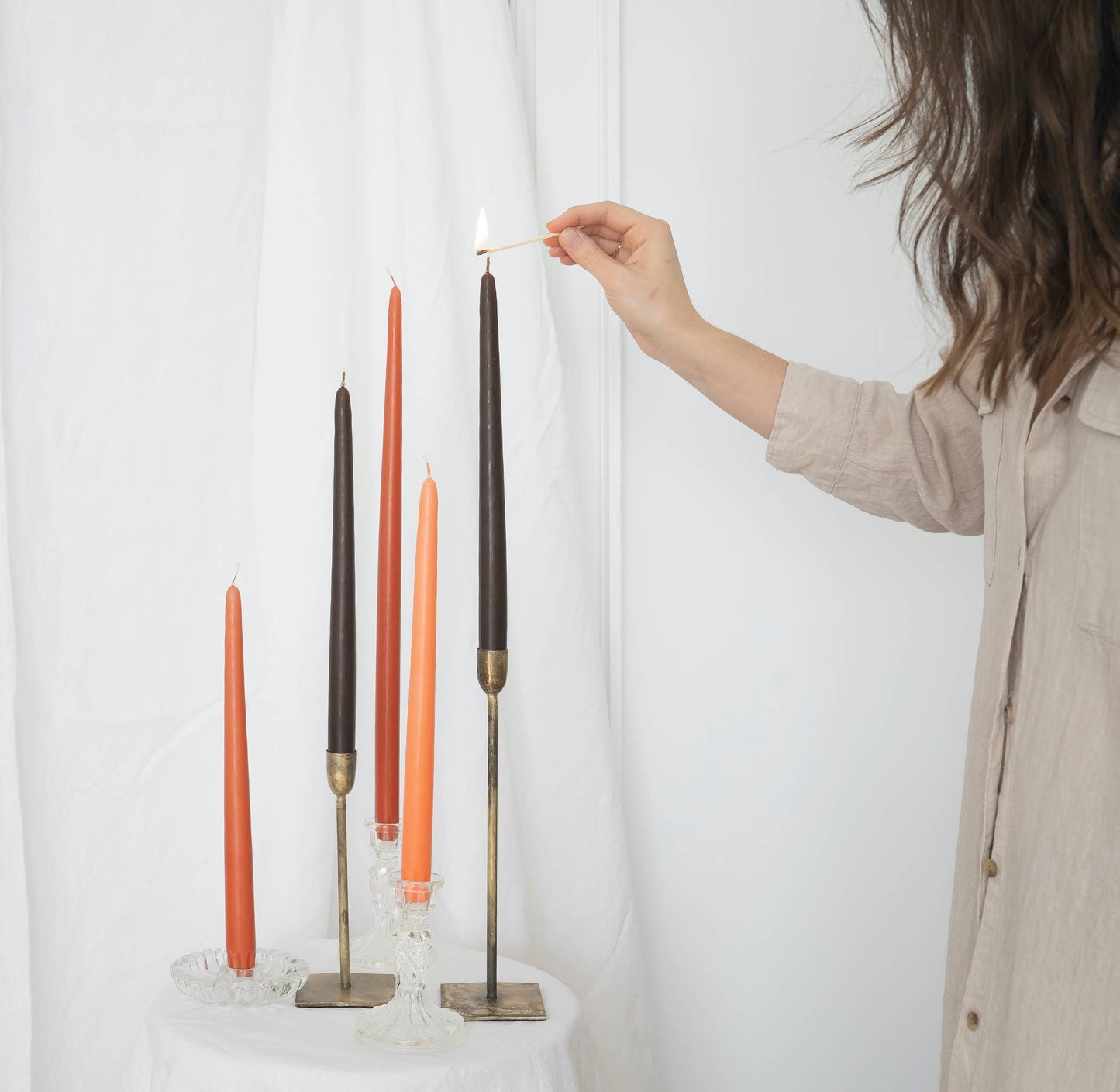 Taper Candles | Terracotta