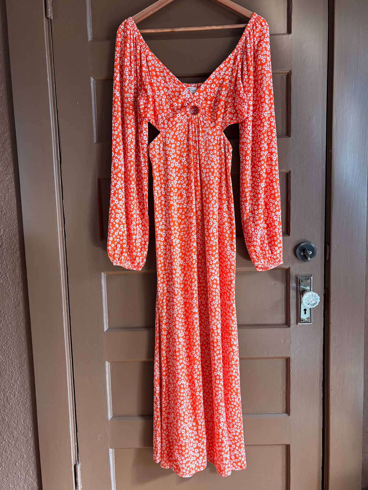 Orange Maxi Dress
