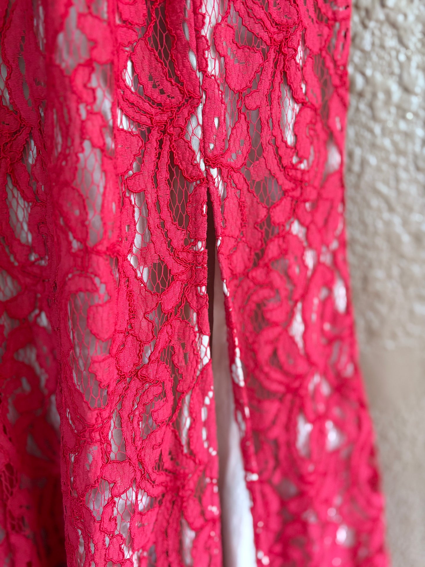 Preloved |  Red Lace Dress
