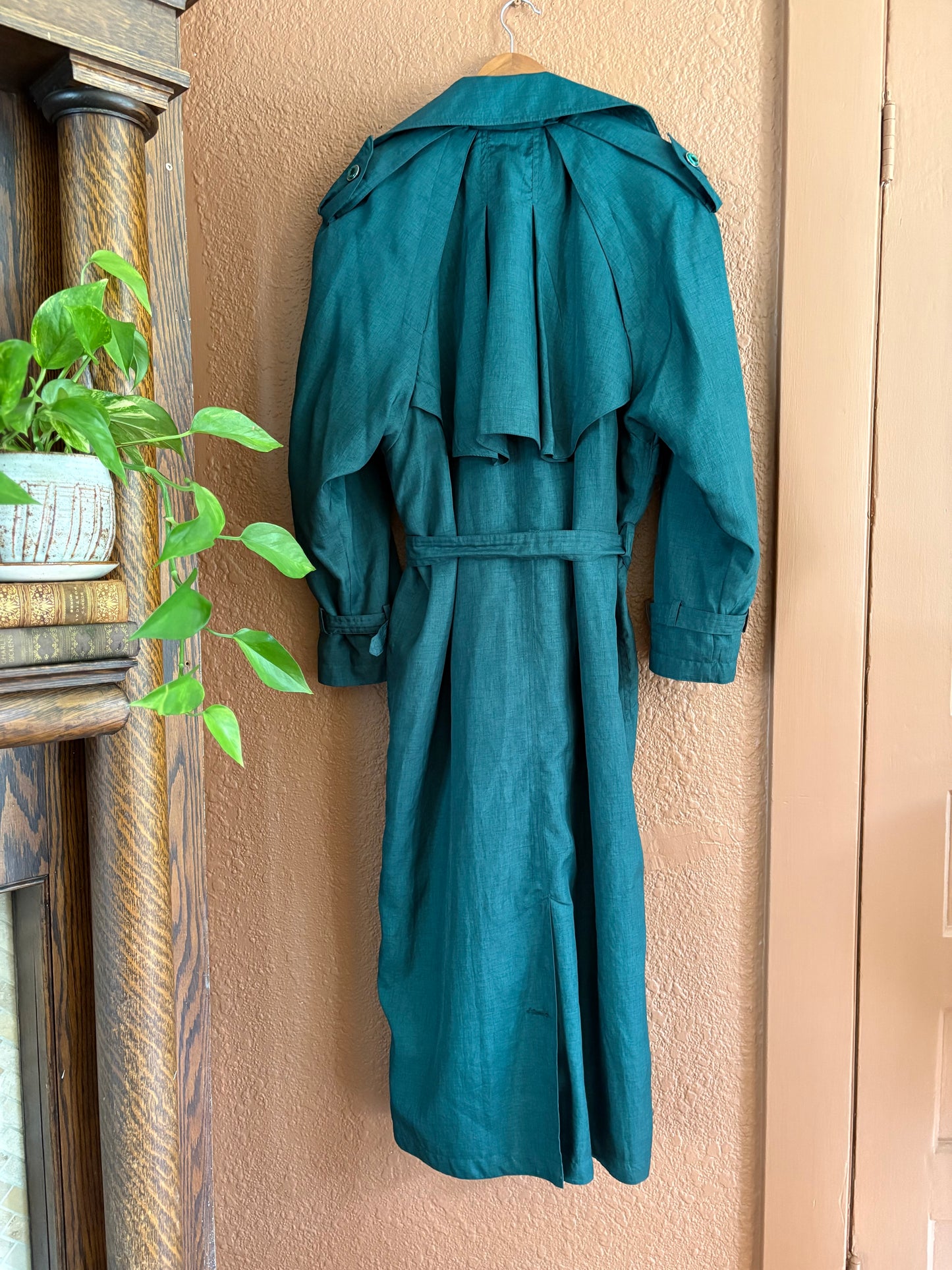 Vintage | Trench Emerald Green