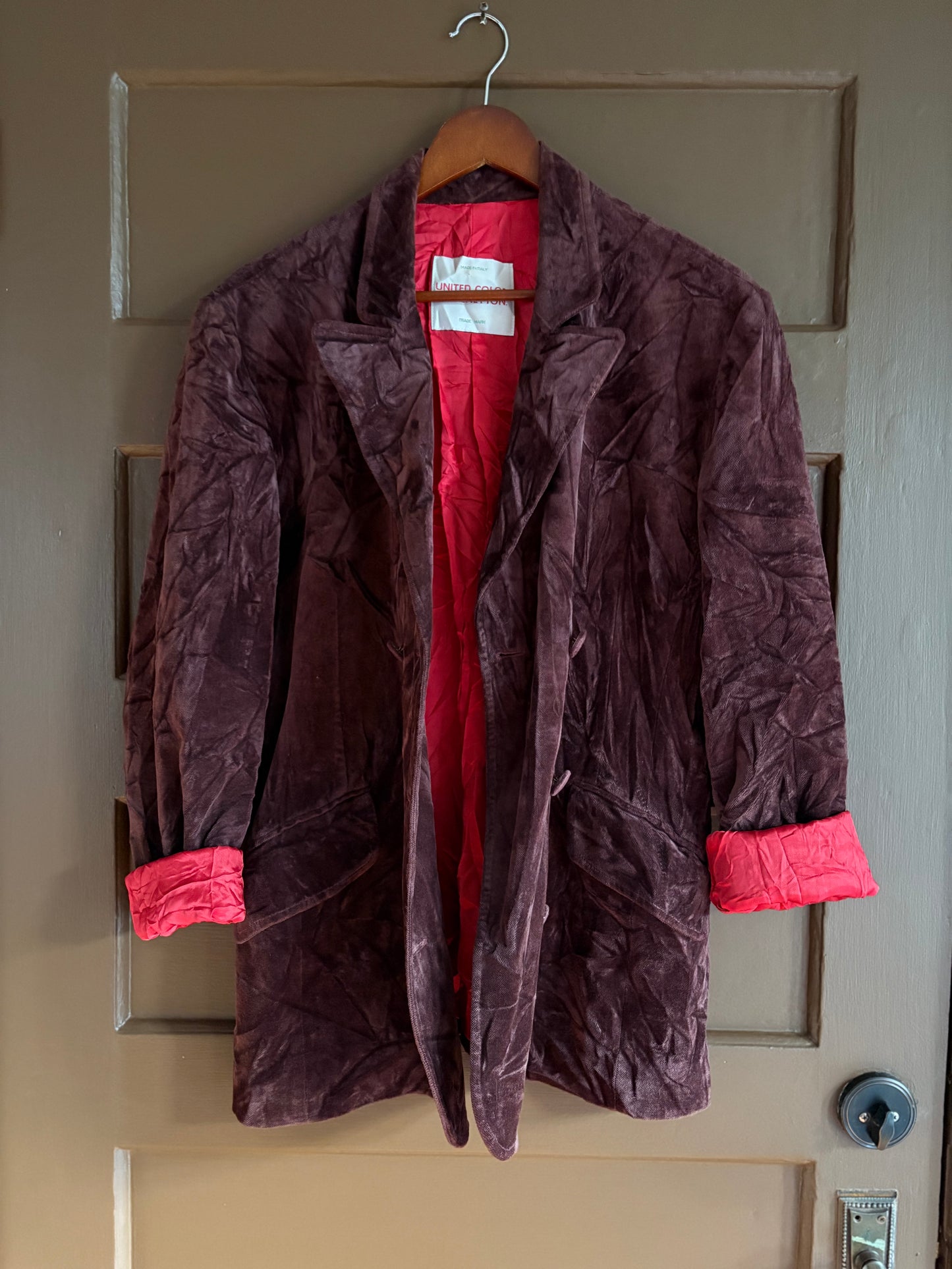 Preloved |  Burgundy Blazer