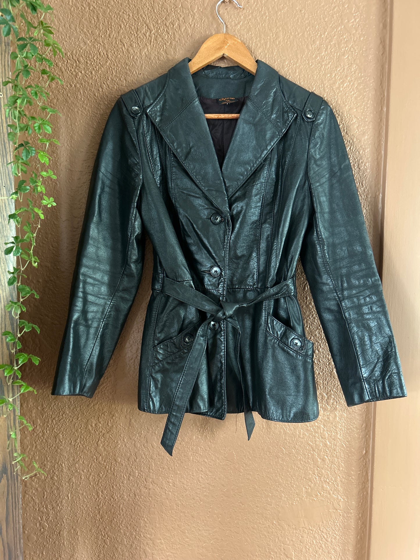 Vintage | Black Leather Jacket