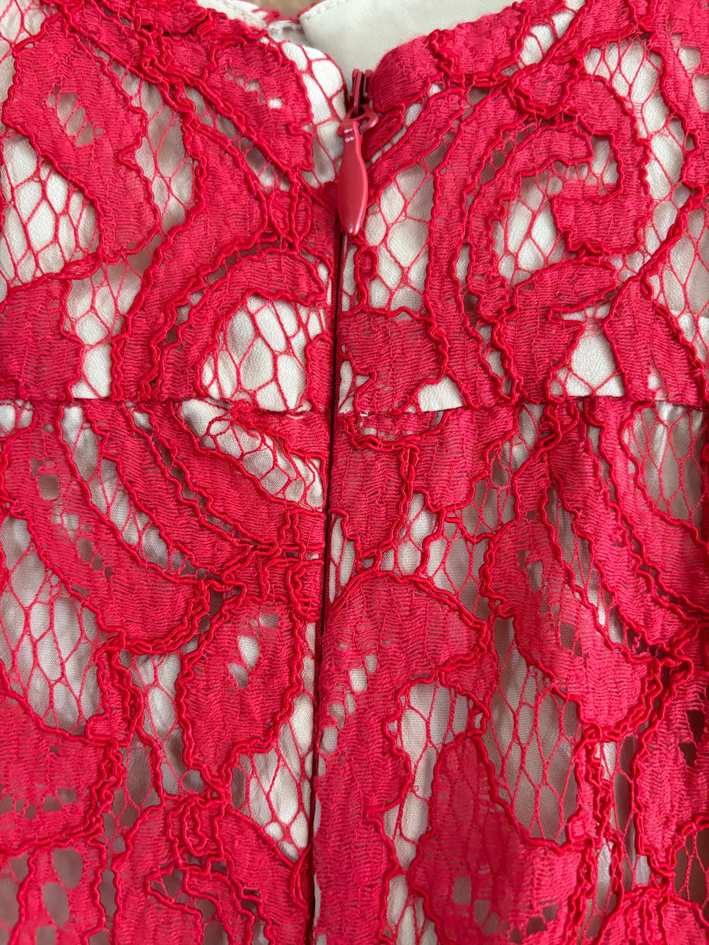 Preloved |  Red Lace Dress