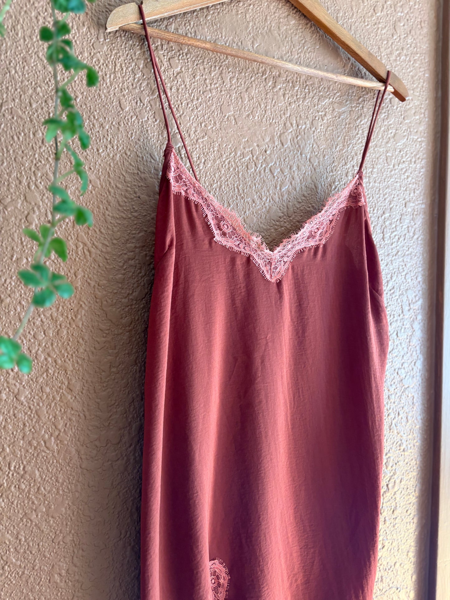 Preloved | Slip Dress Burnt Sienna