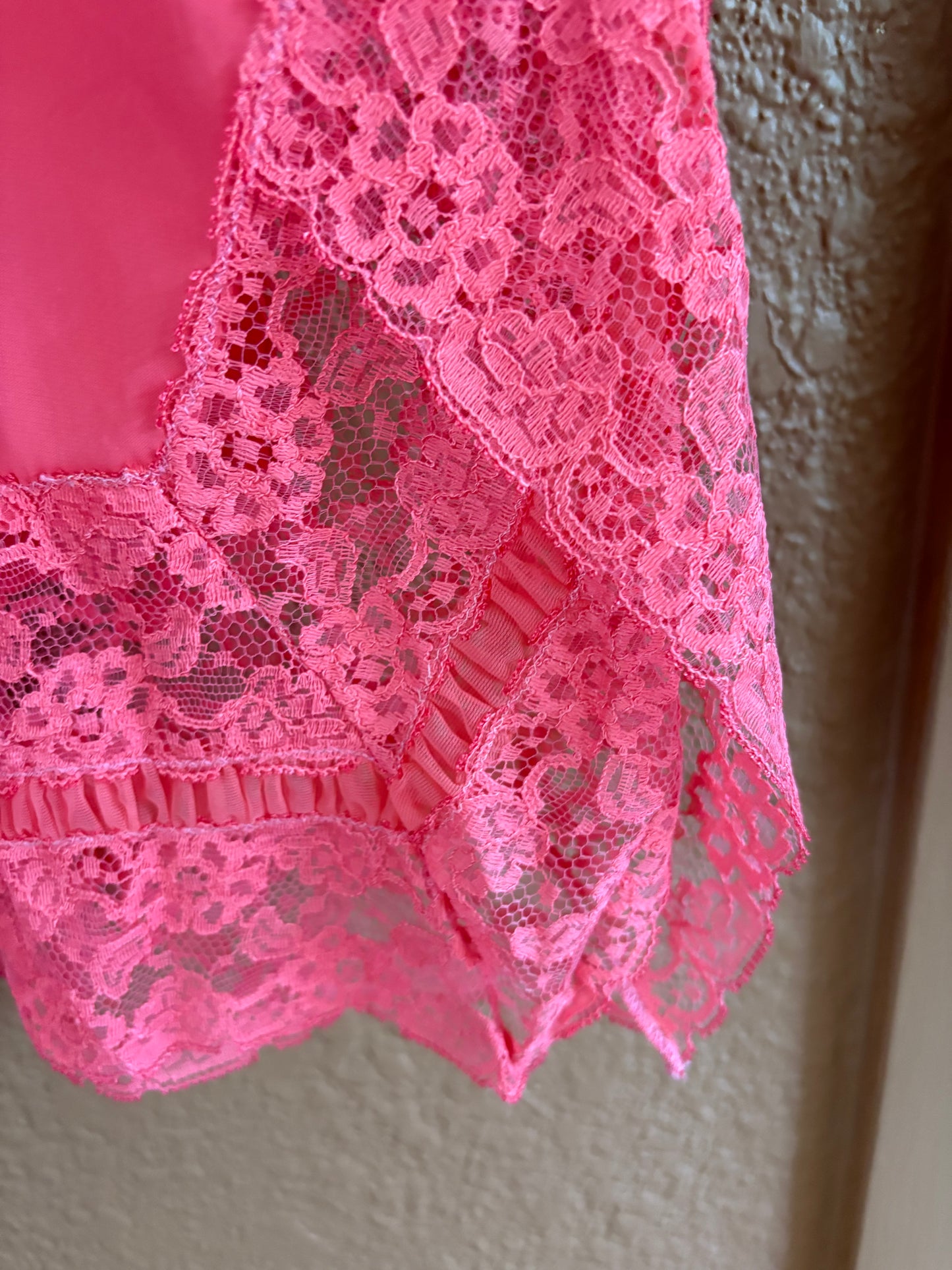 Vintage | Hot Pink Slip Dress