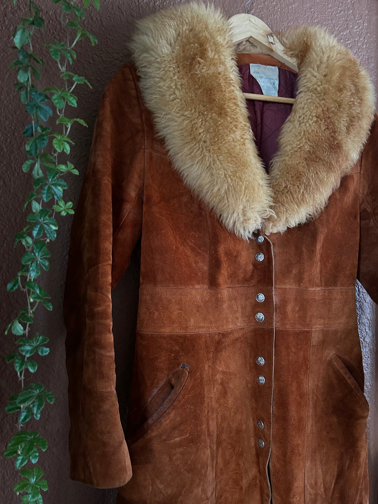 Vintage |  1970's Coat Burnt Orange