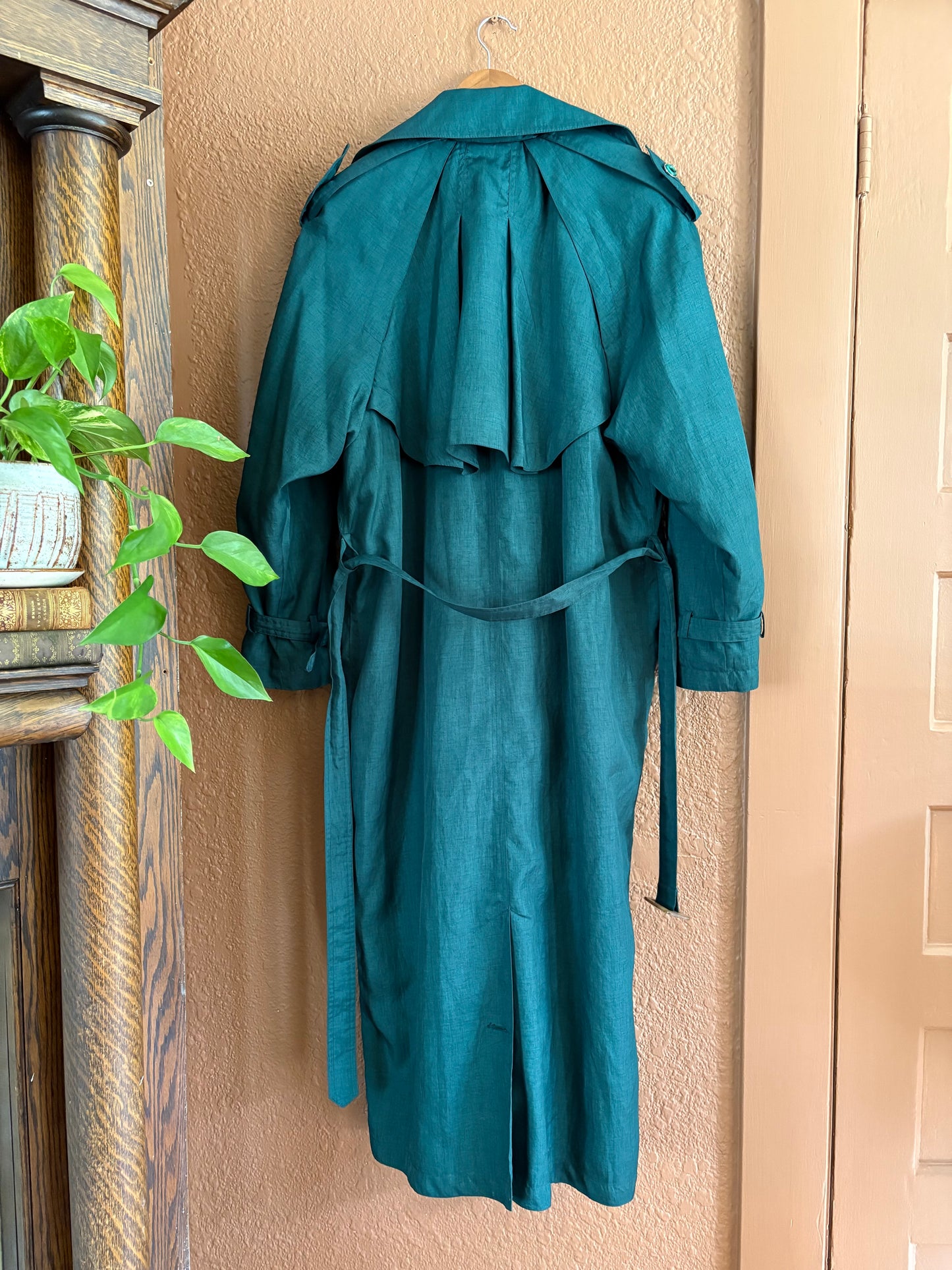 Vintage | Trench Emerald Green