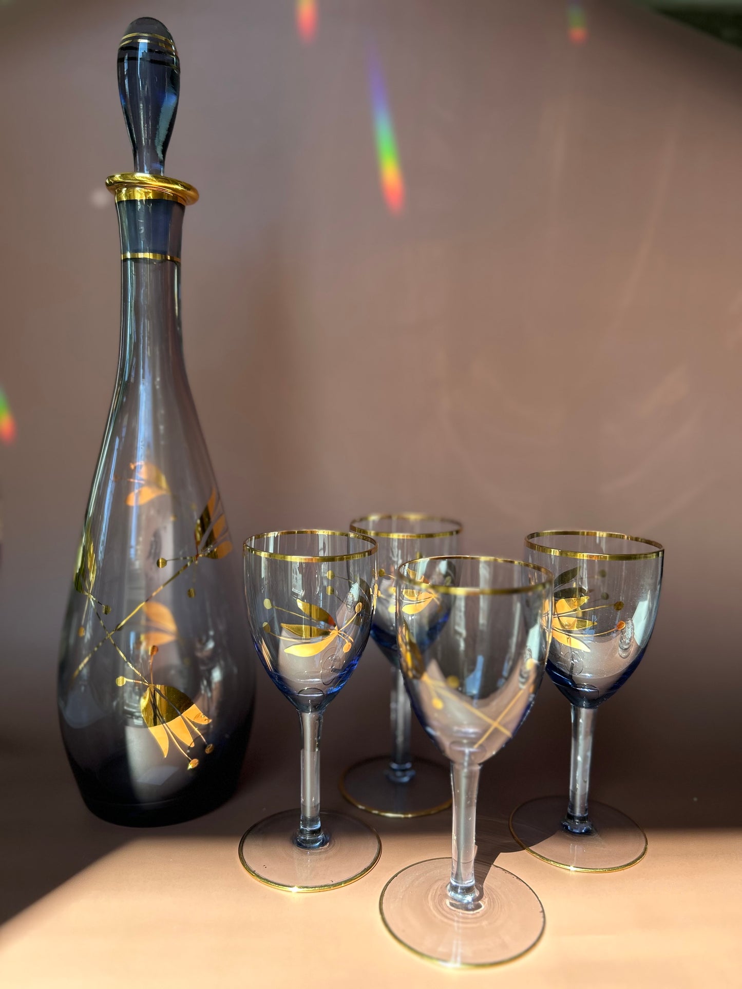 Vintage | Lilac Decanter Set