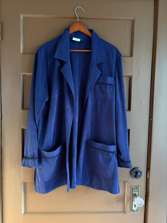Vintage |  Navy Lightweight Blazer