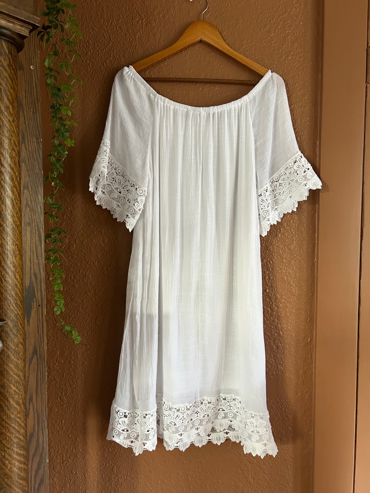 Preloved | Boho Dress Tiered Sleeve