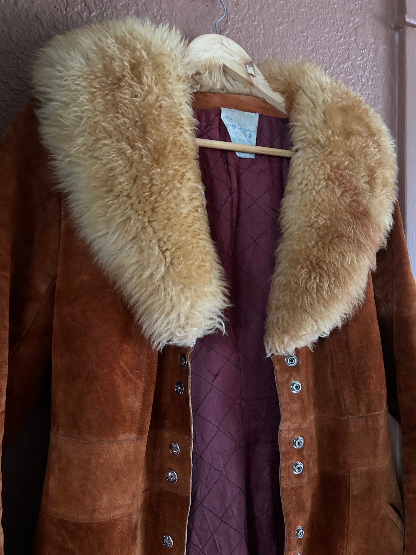 Vintage |  1970's Coat Burnt Orange