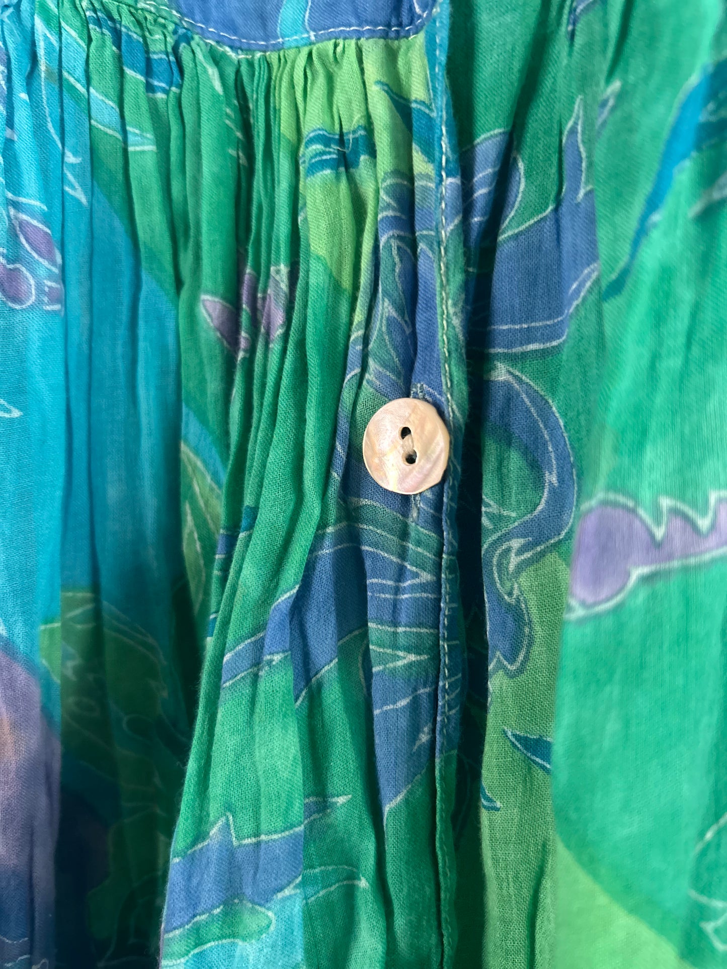 Vintage | Floral Button Up Dress