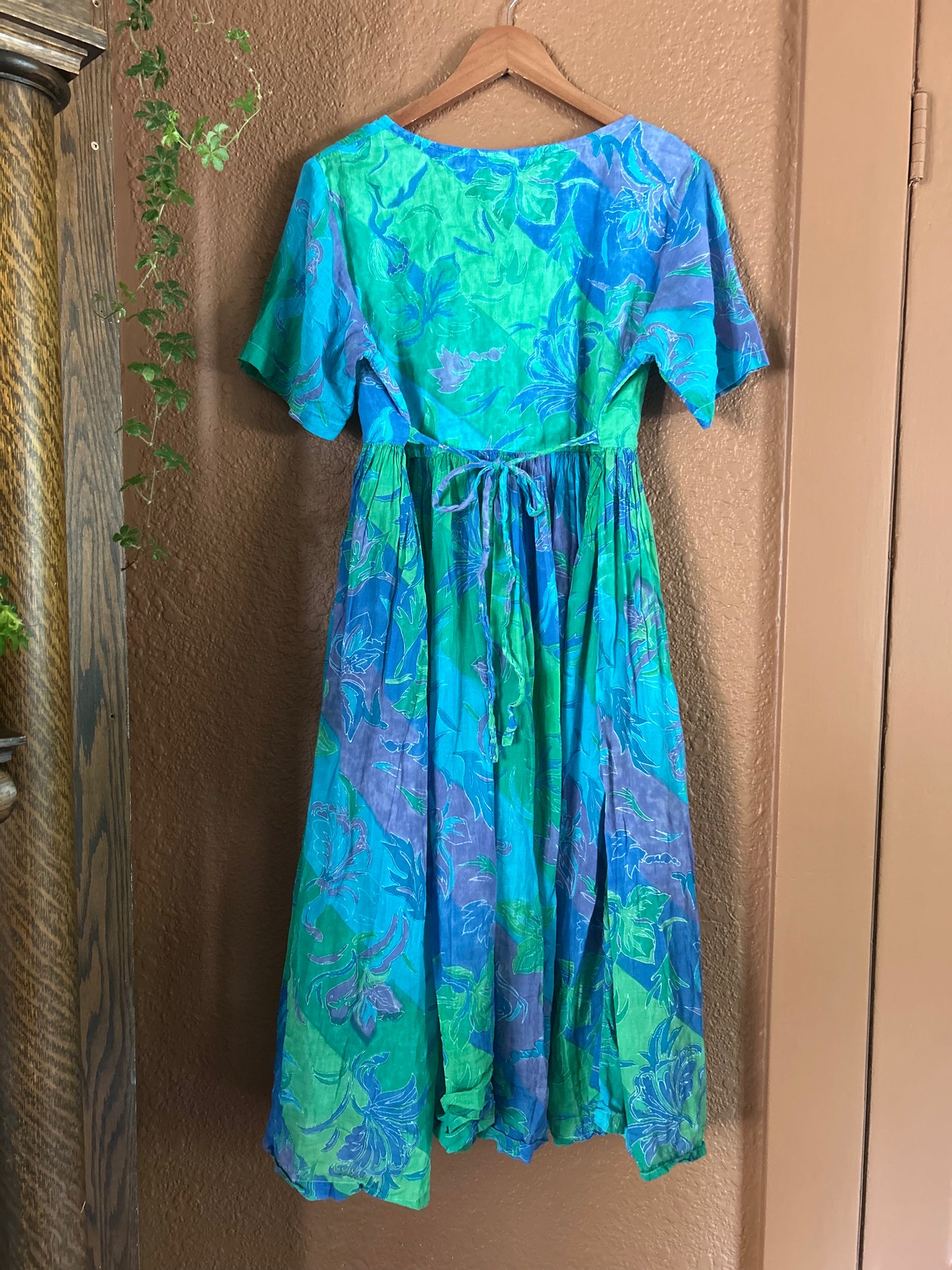Vintage | Floral Button Up Dress