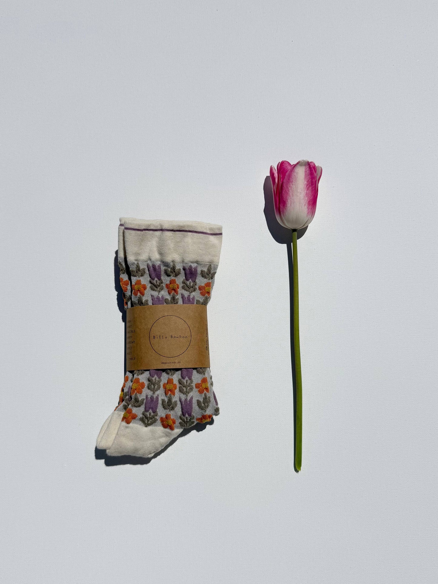 Socks | Tulips Navy