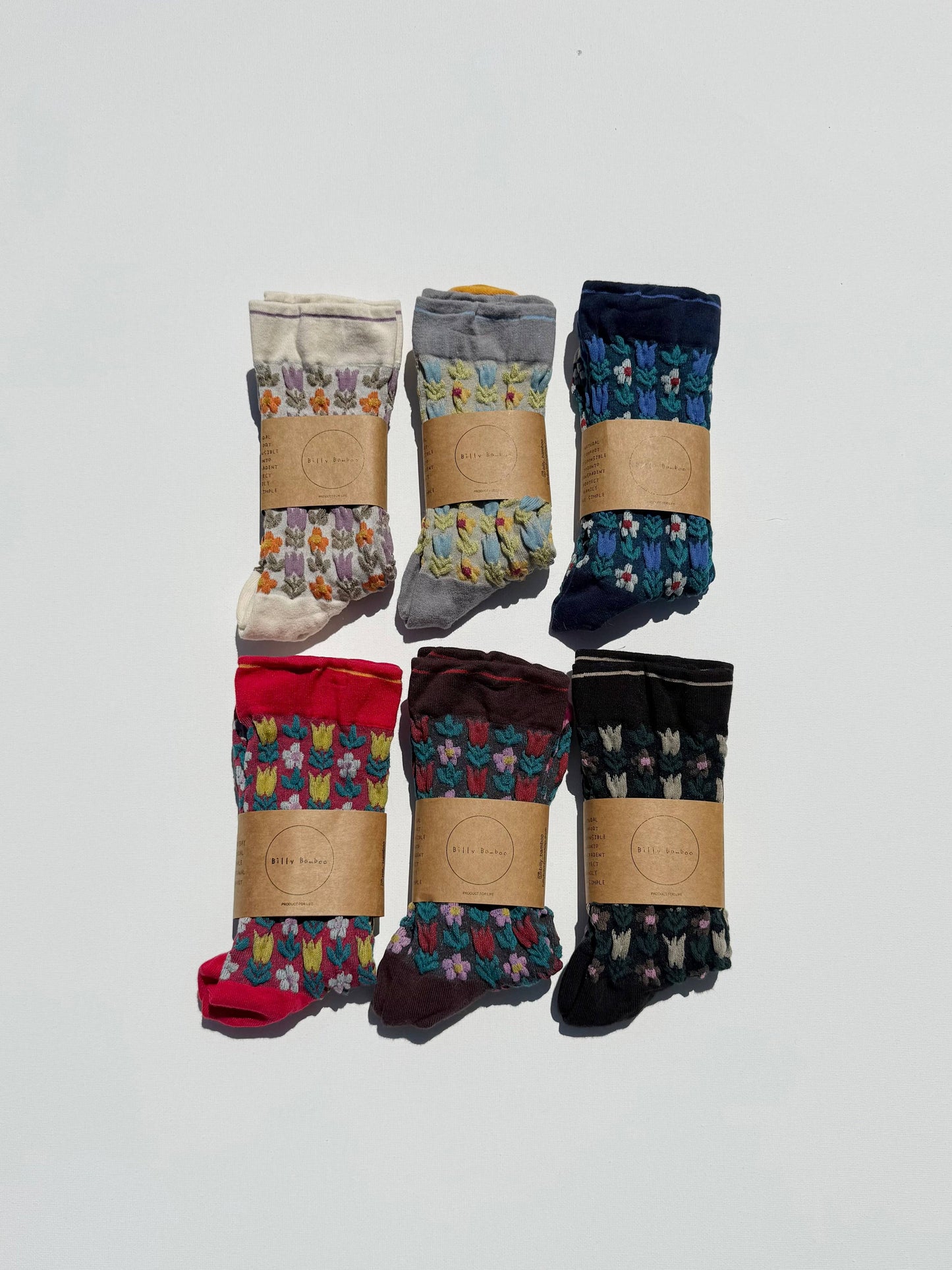 Socks | Tulips Navy