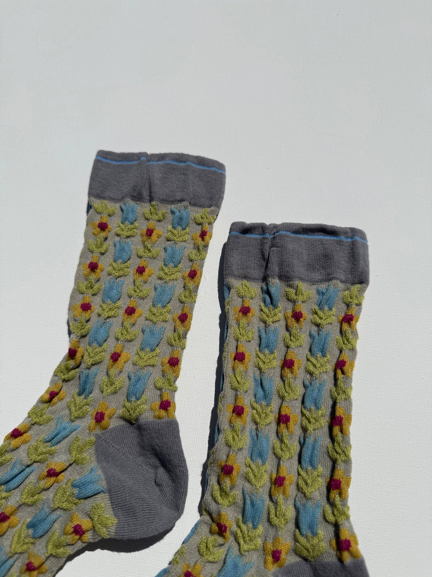 Socks | Tulips Navy