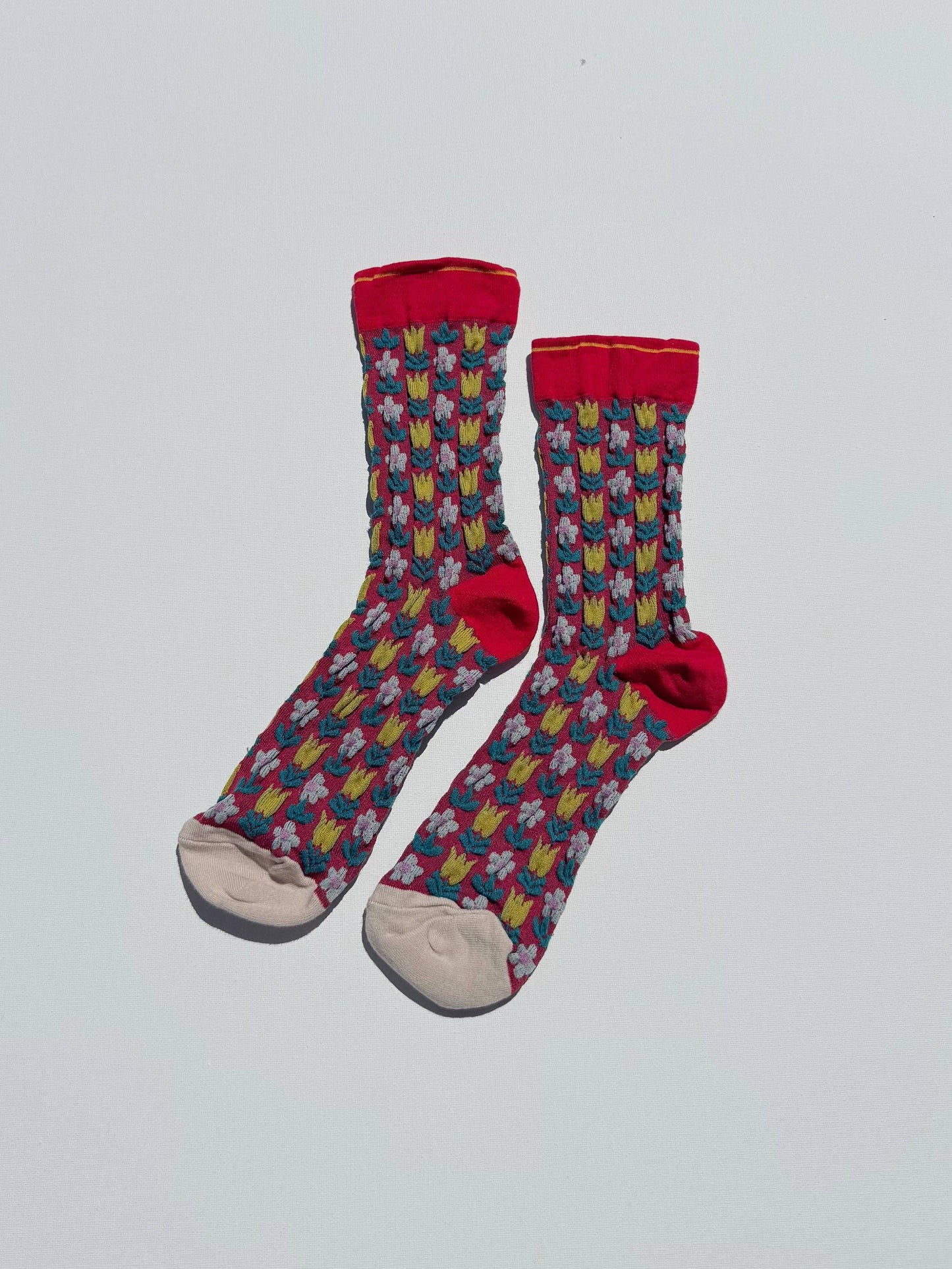 Socks | Tulips Navy