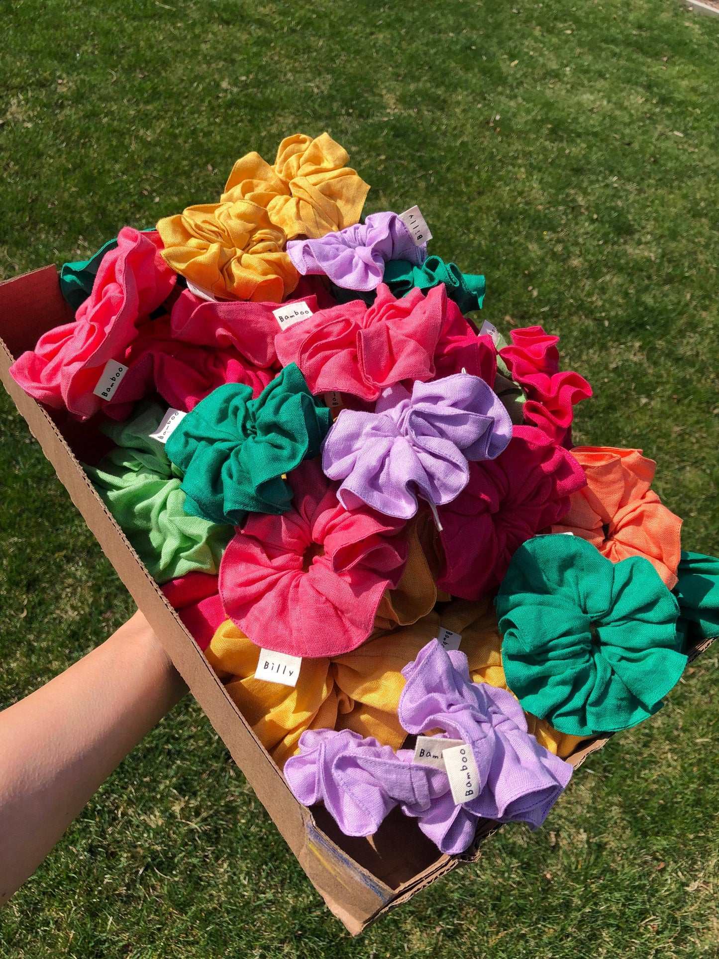 Linen Scrunchies | Clementine