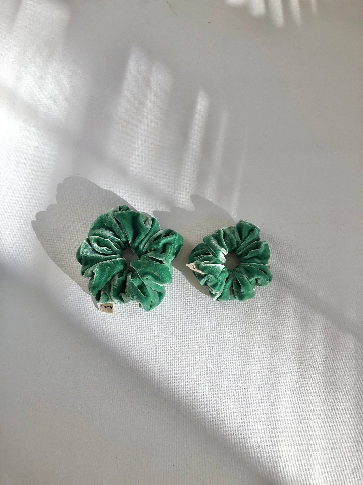 Silk Velvet Scrunchies | Matcha