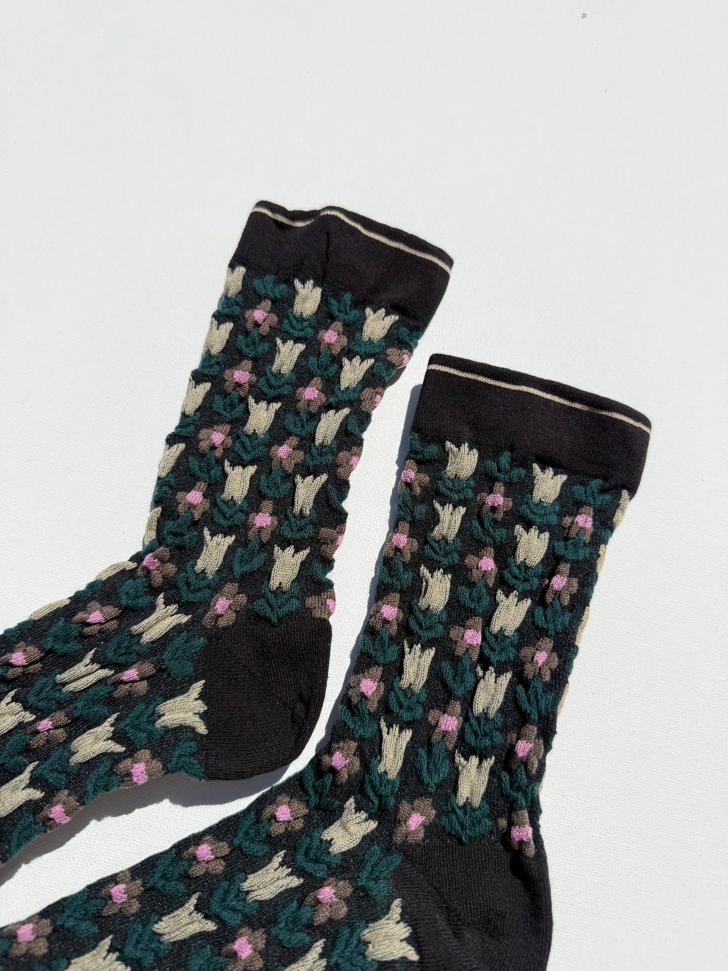 Socks | Tulips Navy