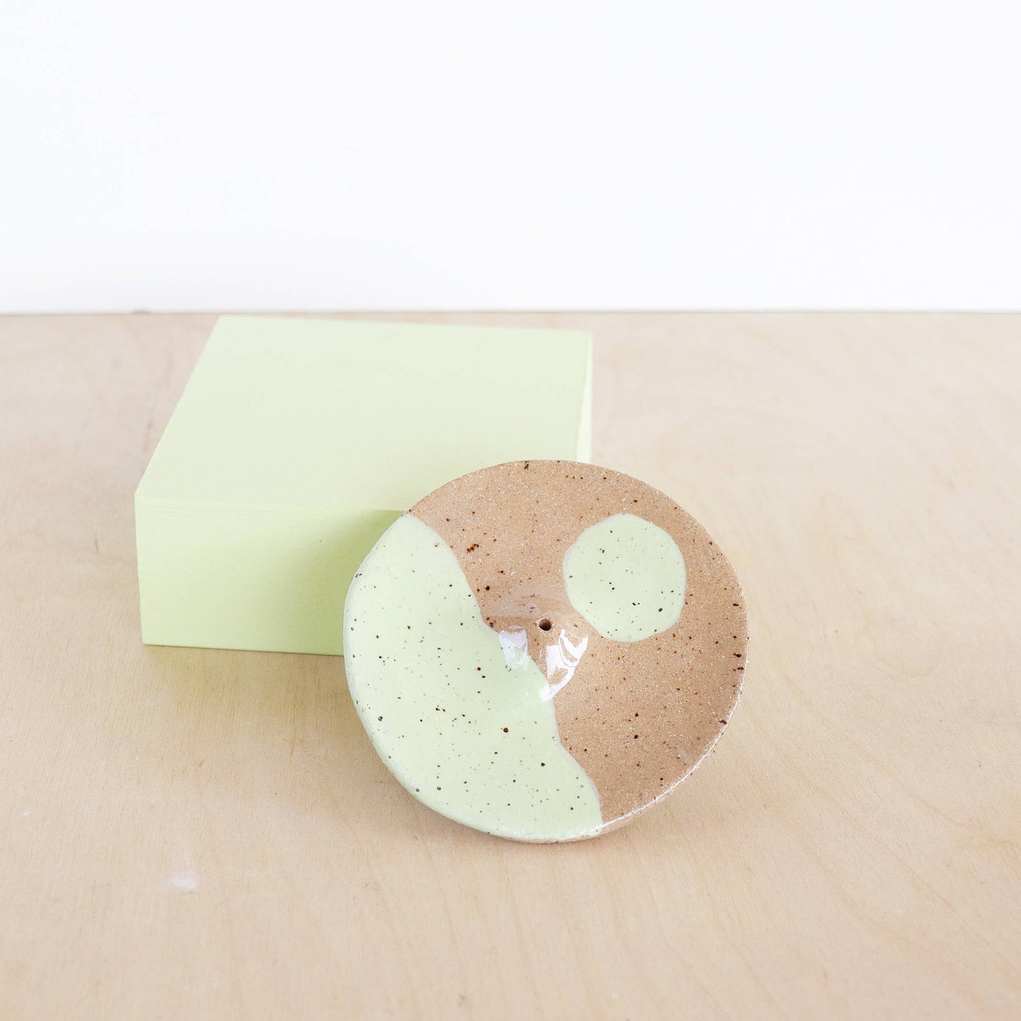 Ceramic Incense Holder - Shapes II: Lime