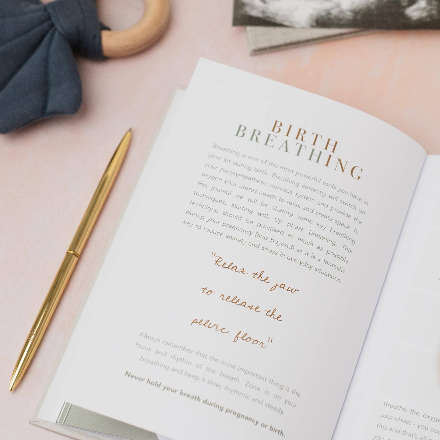 Mama Notes: Pregnancy Journal for Positive Birth | Mum Gifts