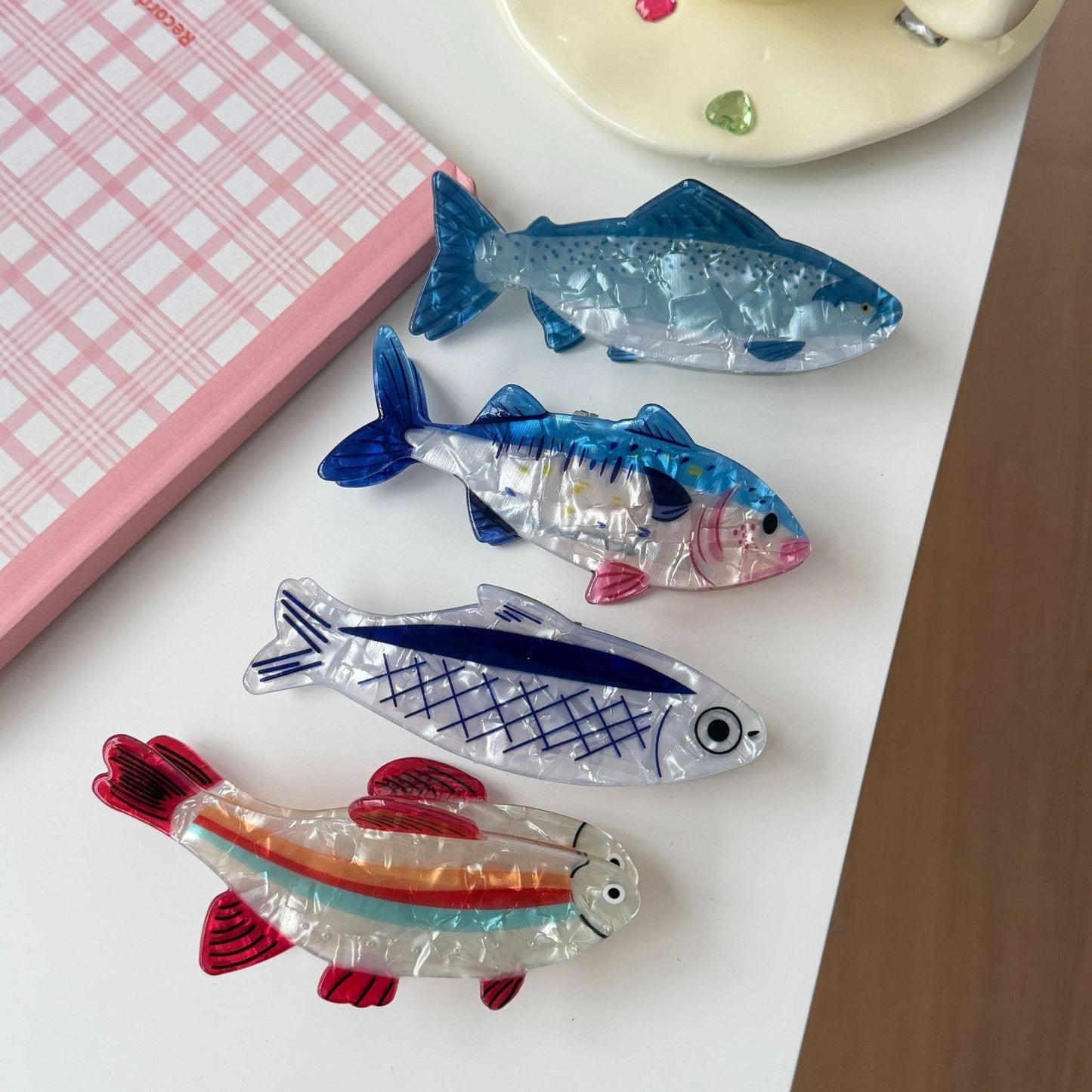 Claw Clip | Pink Fish