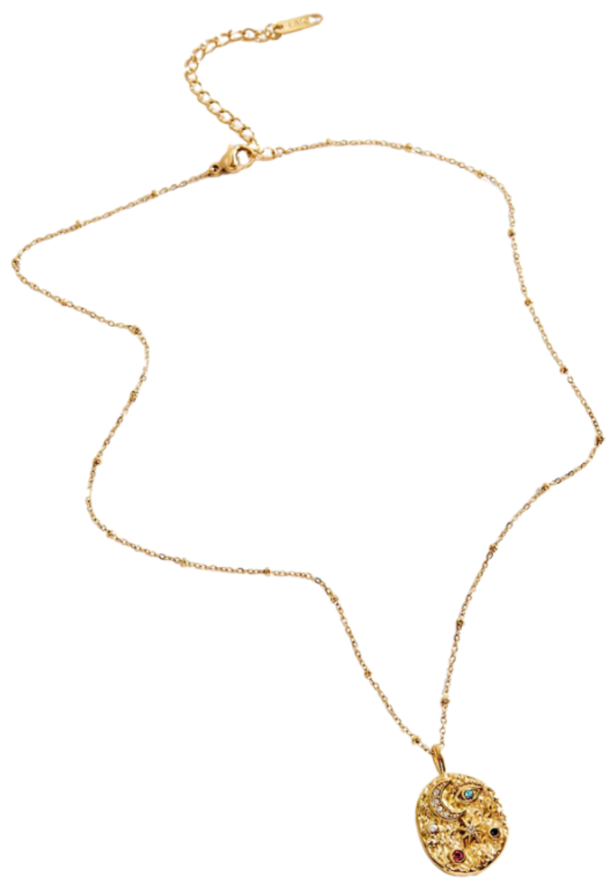 Necklace | Moon and Stars