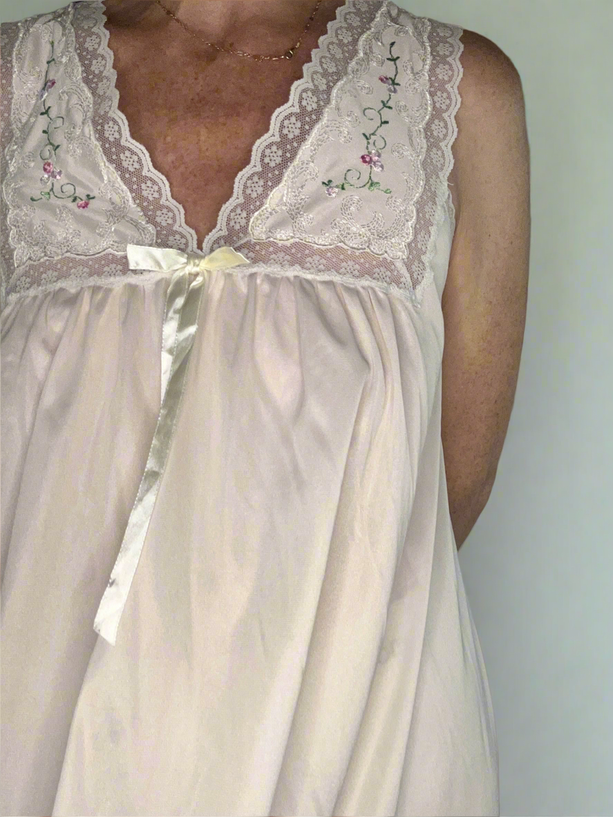 Vintage |  Embroidered Nightgown